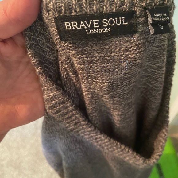 Brave Soul London women’s dress size small, NWOT, gray and white - Picture 5 of 7